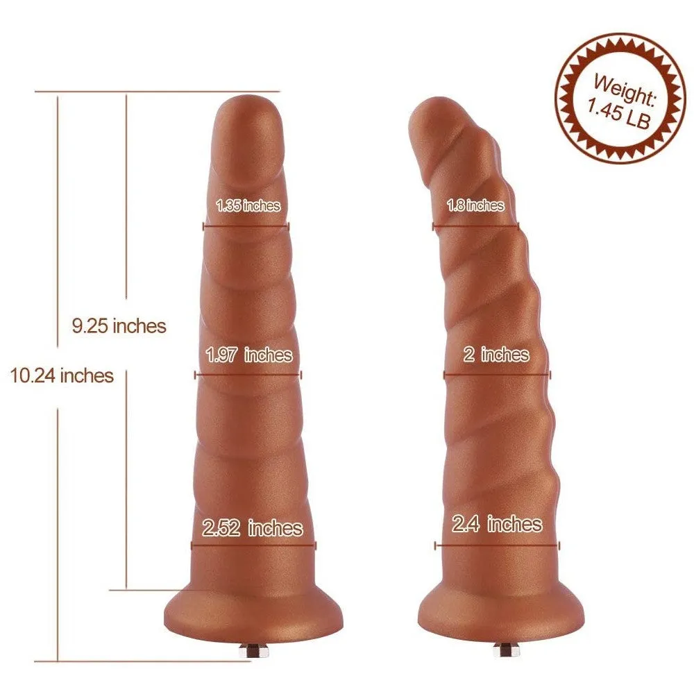 10.24'' Huge Arthropod P-Spot Silicone Dildo for Hismith Sex Machines