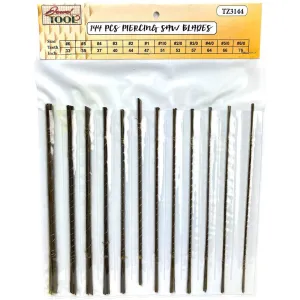 144 Piece Piercing Saw Blades in 12 Sizes  - TJ-23900