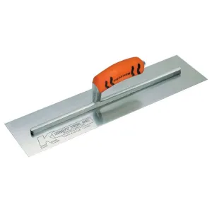 14" x 4" Concrete Finishing Trowel w-Proform Soft Grip handle