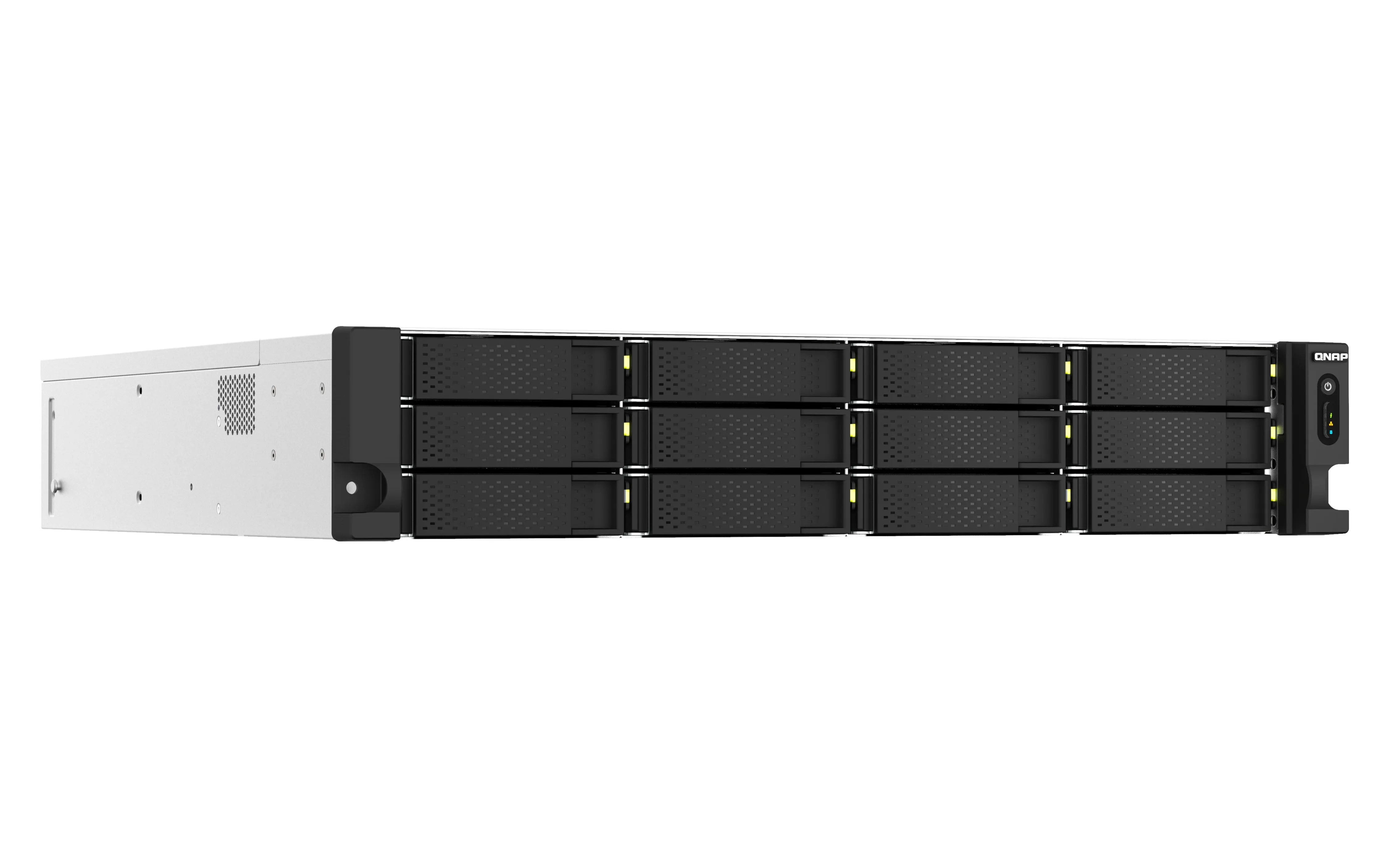 18-Bay 2U Rackmount Nas Intel Xeon E-2334 4 Cores / 8 Threads 3.4 Ghz Processor (Boost Up To 4.8 Ghz) 16 Gb Ecc Ddr4 12 X 2.5In/3.5In Sata 6Gbps Hdd/Ssd   6 X 2.5In Sata 6Gbps 2 X 10Gbase-T 2 X 2.5Gbe 4 X Usb 3.2 Gen2 ( Usb-A) 2 X Pcie Gen4 X4