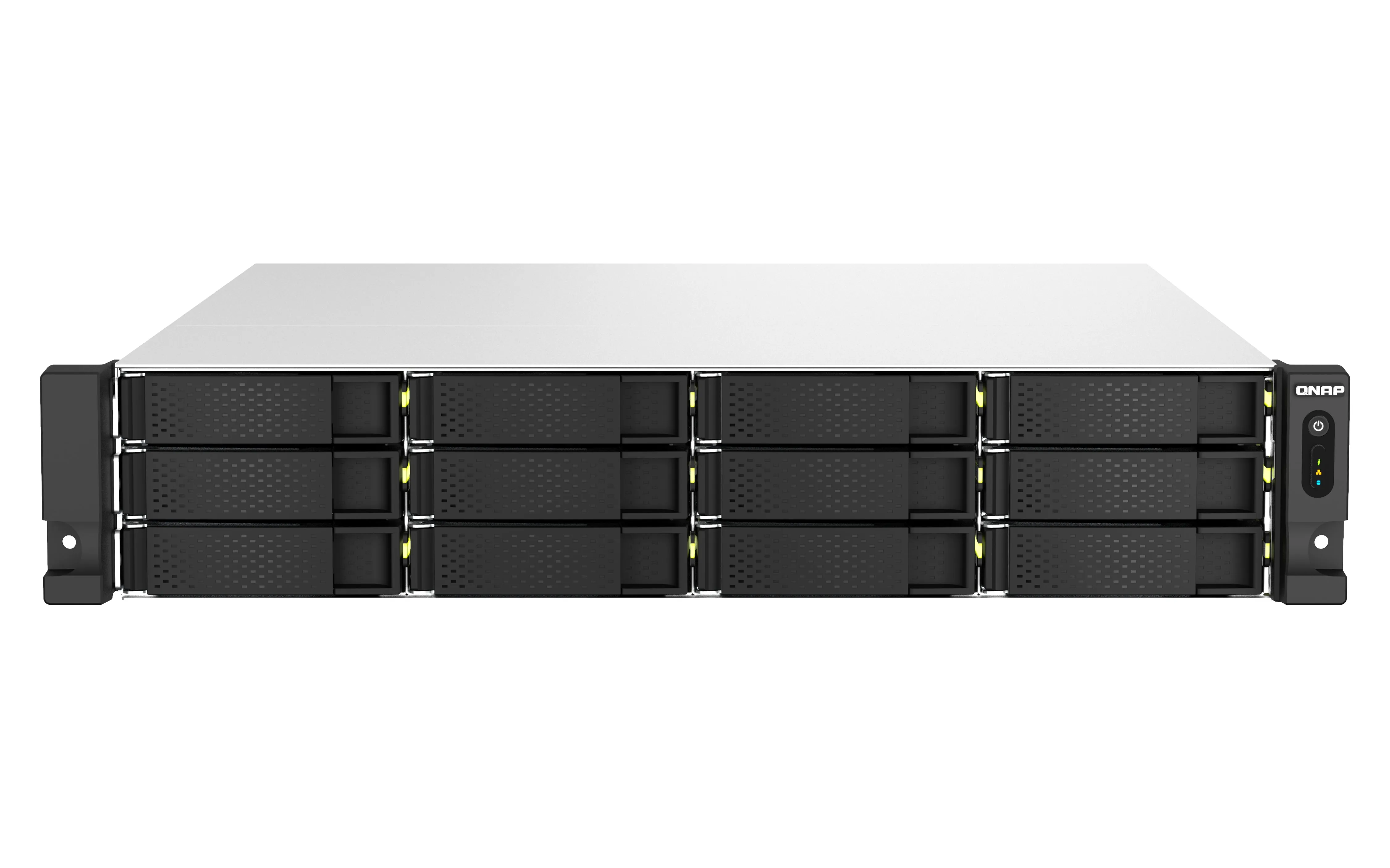 18-Bay 2U Rackmount Nas Intel Xeon E-2334 4 Cores / 8 Threads 3.4 Ghz Processor (Boost Up To 4.8 Ghz) 16 Gb Ecc Ddr4 12 X 2.5In/3.5In Sata 6Gbps Hdd/Ssd   6 X 2.5In Sata 6Gbps 2 X 10Gbase-T 2 X 2.5Gbe 4 X Usb 3.2 Gen2 ( Usb-A) 2 X Pcie Gen4 X4