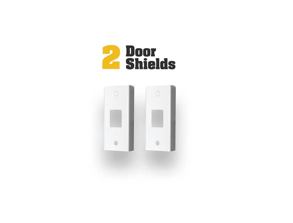 2Pcs Door Armor MINI Door Shields Lock Security Plates