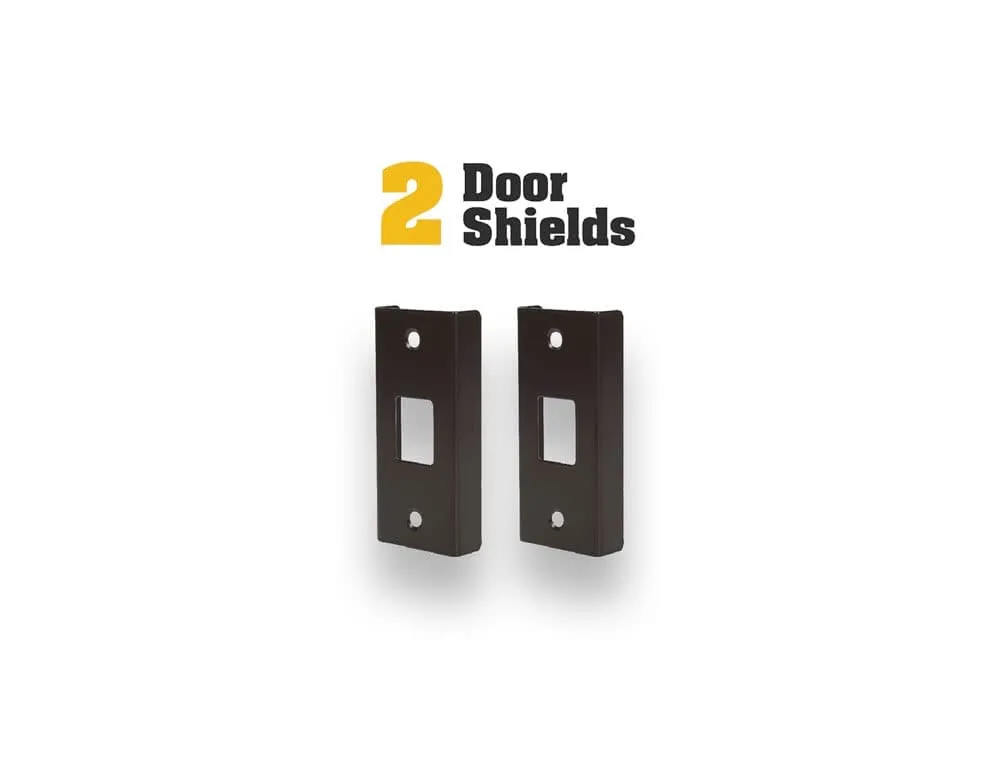 2Pcs Door Armor MINI Door Shields Lock Security Plates