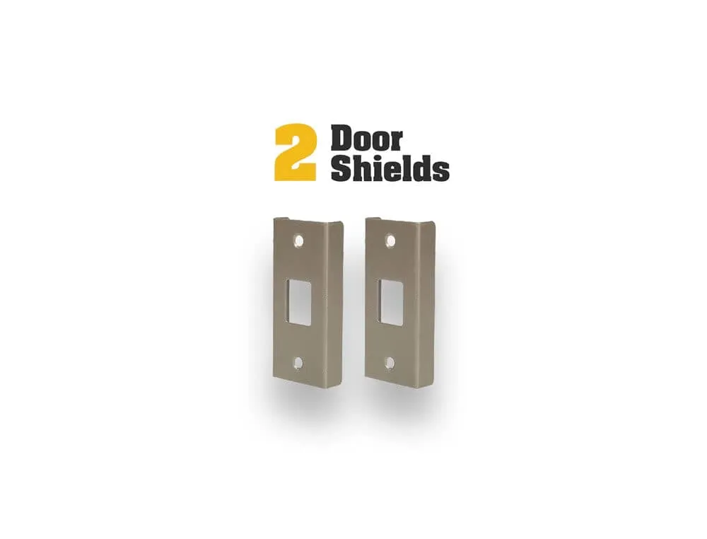 2Pcs Door Armor MINI Door Shields Lock Security Plates