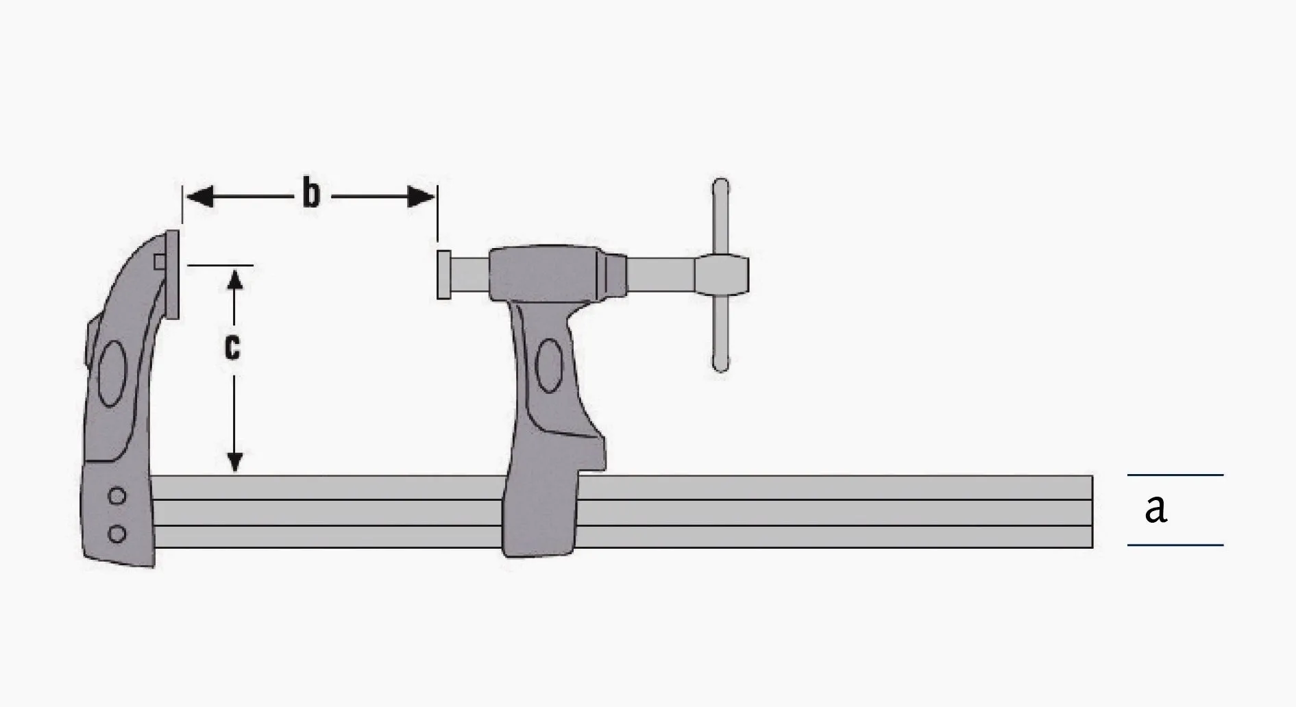 600mm FX Xtreme Clamp - 140mm Depth