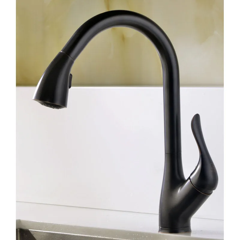 ANZZI Elysian Farmhouse 33 in. Double Bowl Kitchen Sink with Accent Faucet in Oil Rubbed Bronze