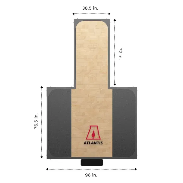 ATLANTIS - Platform w/ Hardwood Surface