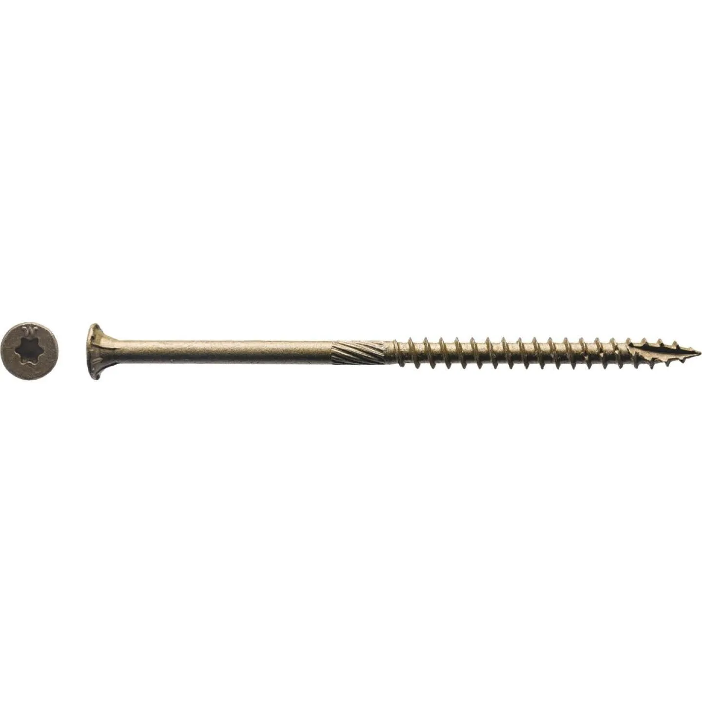 Big Timber #10 x 4 In. Bronze Flat Head Wood Screw (1000 Ct.)