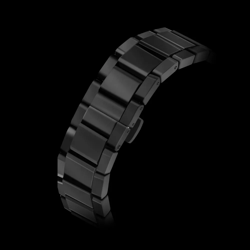 Black 316L Stainless Steel Strap for COBRA