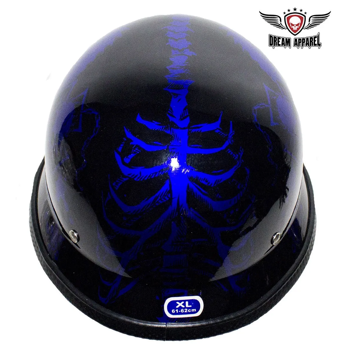 Blue Skull Novelty Helmet