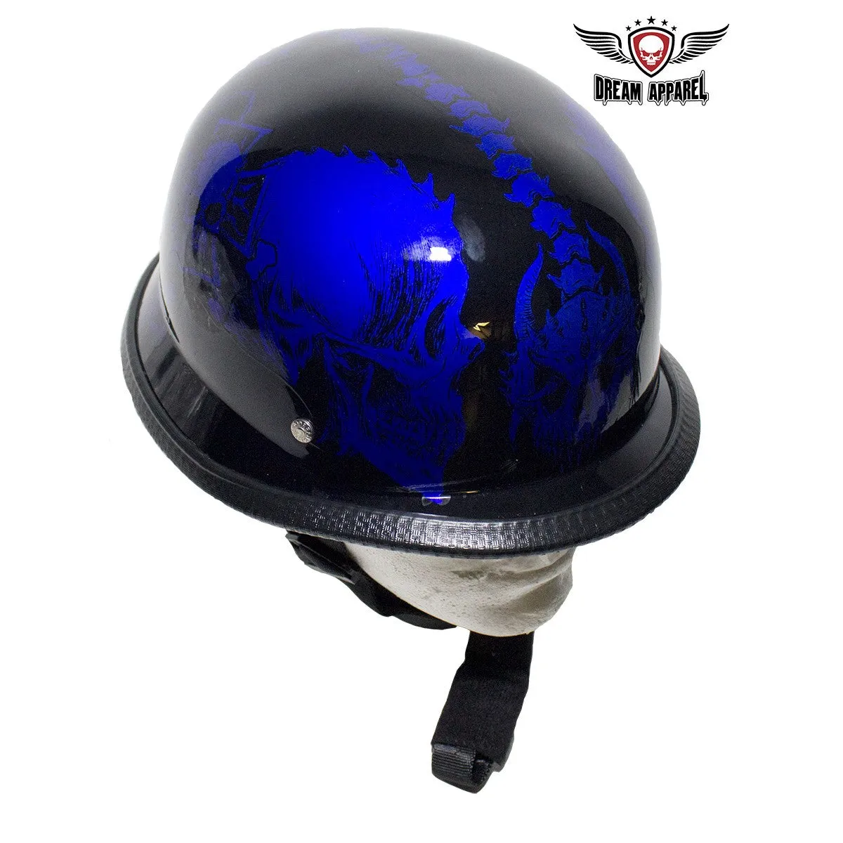 Blue Skull Novelty Helmet