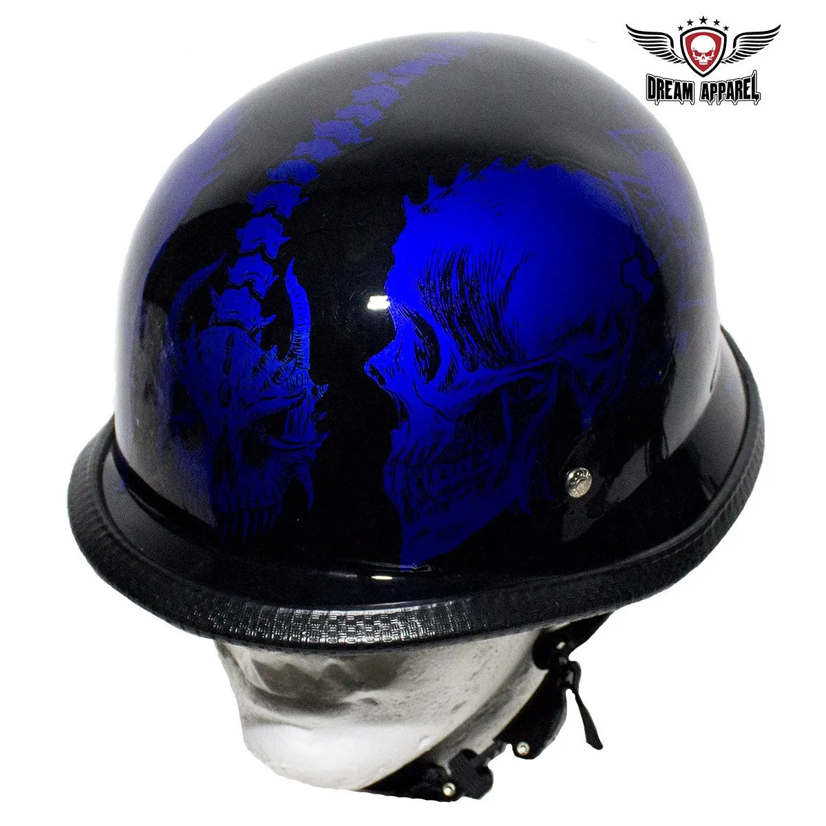 Blue Skull Novelty Helmet