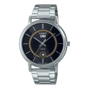 Casio Men's Analog Stainless Steel Band Watch MTPB120D-1A MTP-B120D-1A