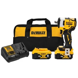 DEWALT 20V MAX* 1/2" Impact Wrench w/ Hog Ring Anvil Kit