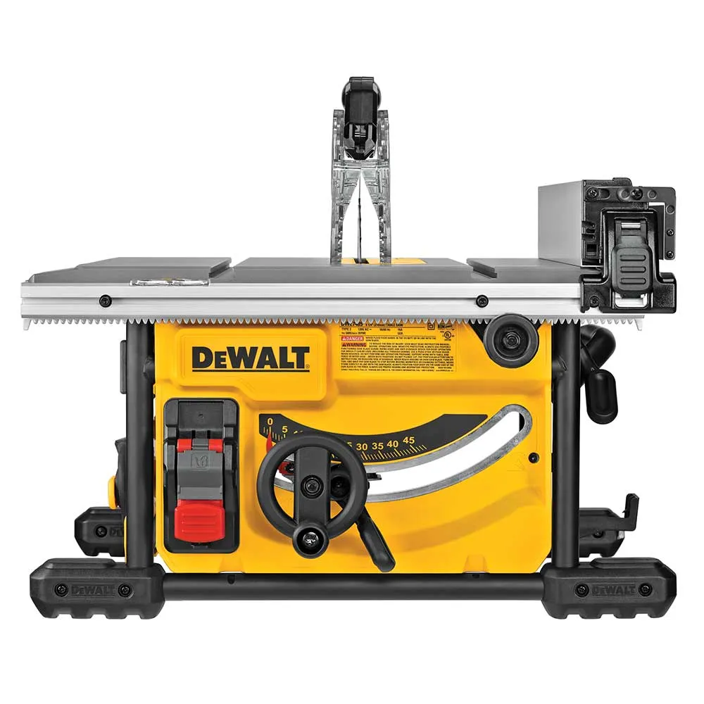 DeWALT DWE7485WS 15 Amp 8-1/4" Corded Compact Jobsite Table Saw w/ Table Stand