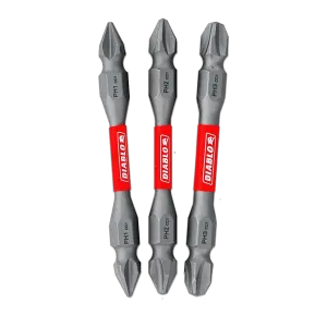 Diablo | 2-3/8" Double-Ended Phillips Drive Bit Set (3-Piece)