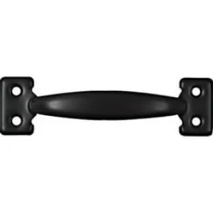 Door/Drawer Pull, Satin Black, 5.75-In.