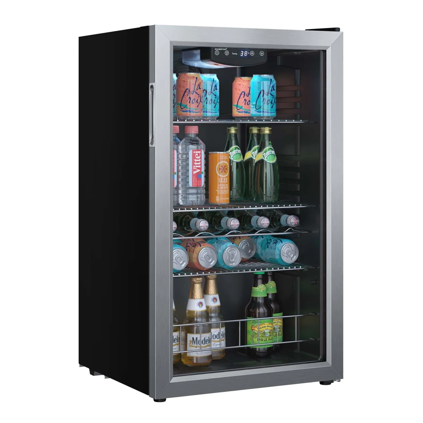 Edgestar BWC121SS 19" Wide 105 Can Capacity Extreme Cool Beverage Center in Stainless Steel