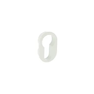 Forme Concealed Rose Euro Escutcheons Round - White