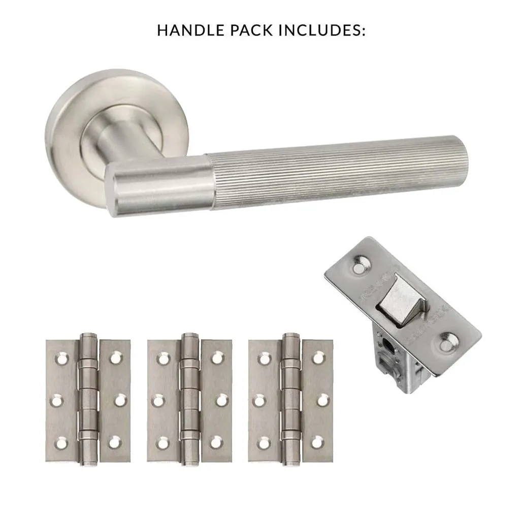 Geneva Satin Stainless Steel Handle Pack