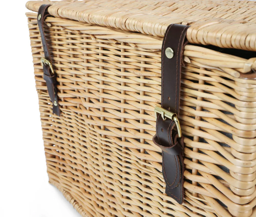 Greenfield Collection Amersham Willow Picnic Hamper for Four People