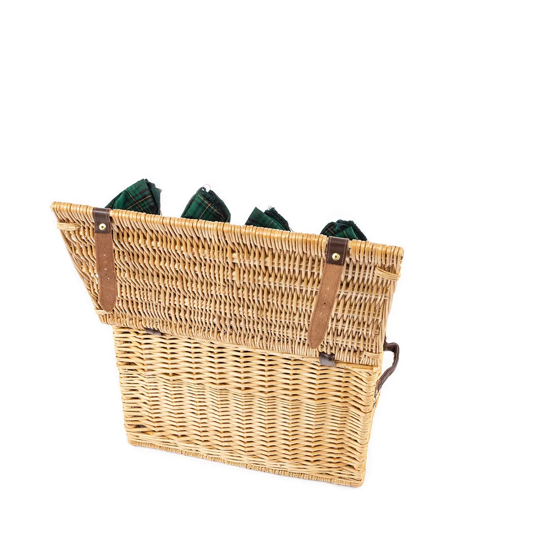 Greenfield Collection Amersham Willow Picnic Hamper for Four People