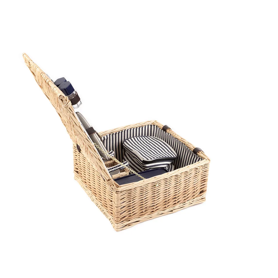 Greenfield Collection Sandbanks Willow Picnic Hamper for Two People