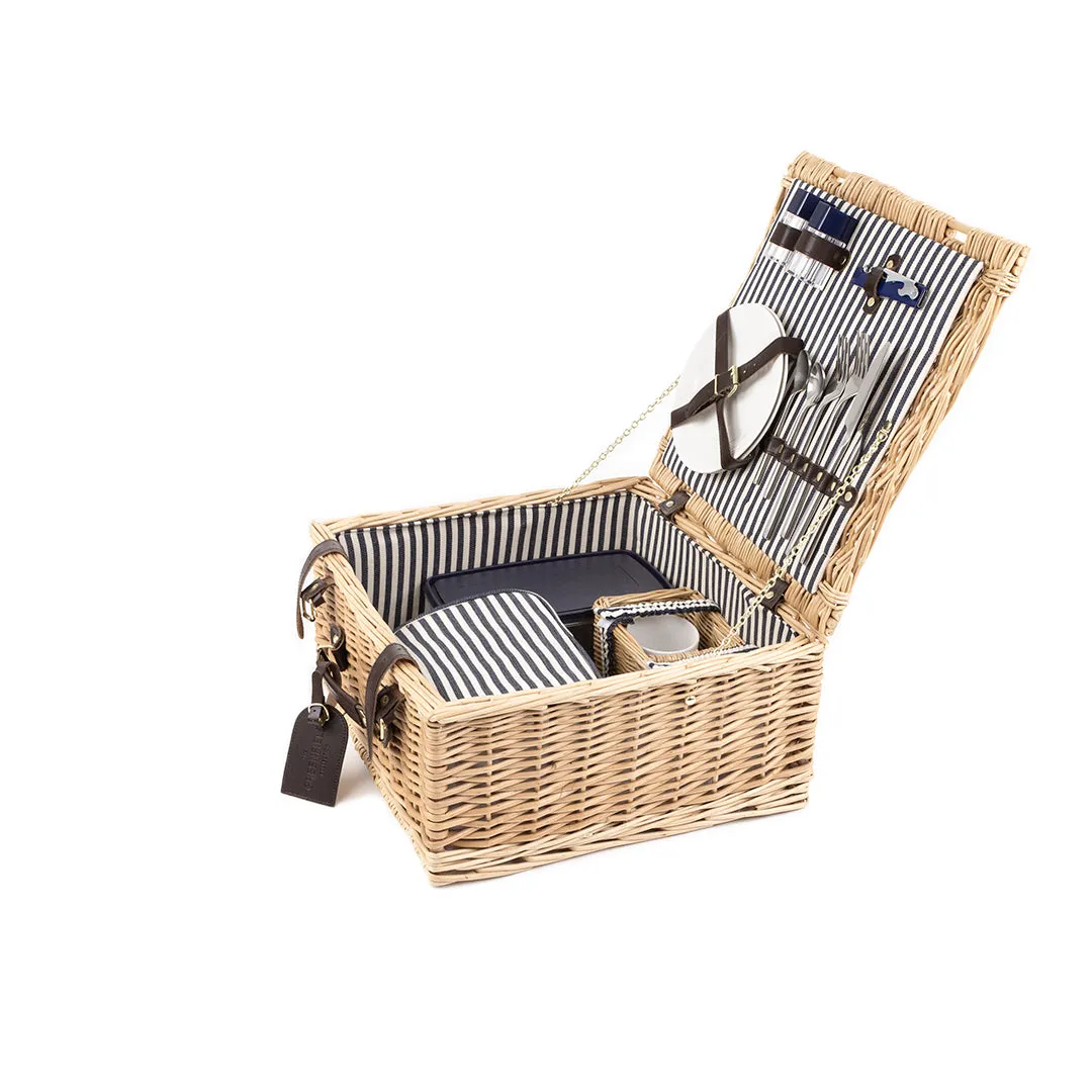 Greenfield Collection Sandbanks Willow Picnic Hamper for Two People