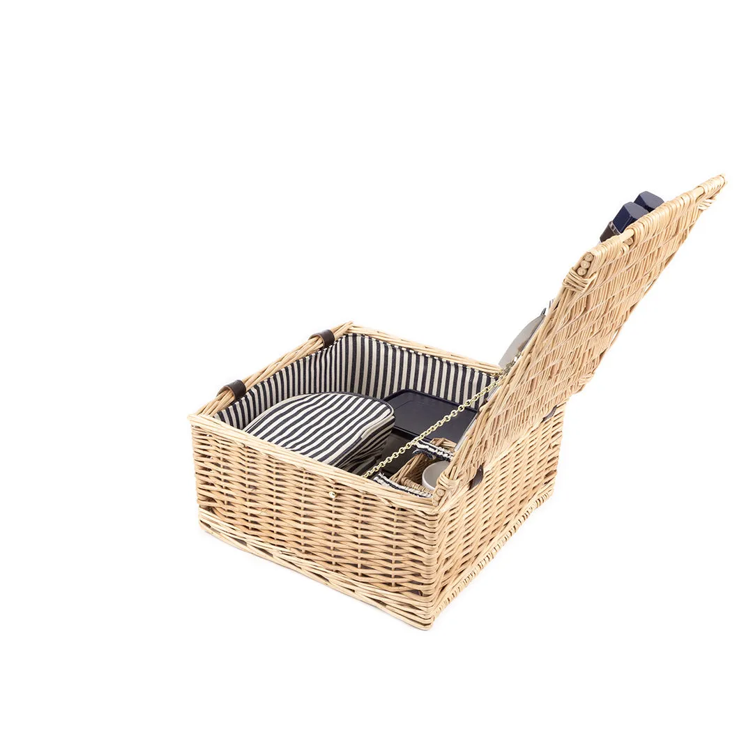 Greenfield Collection Sandbanks Willow Picnic Hamper for Two People