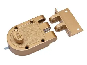 Kaba Ilco Jimmy Proof Lock Double Cylinder, Bronze, 3" X 5"