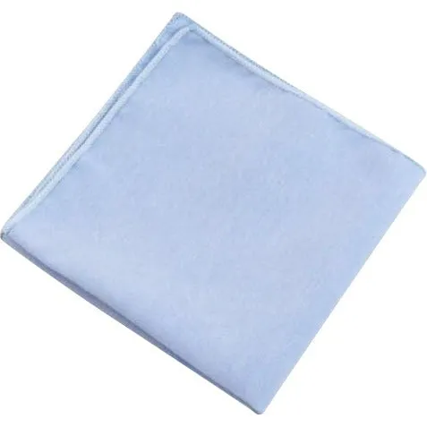 Leo Cotton Blue Pocket Square