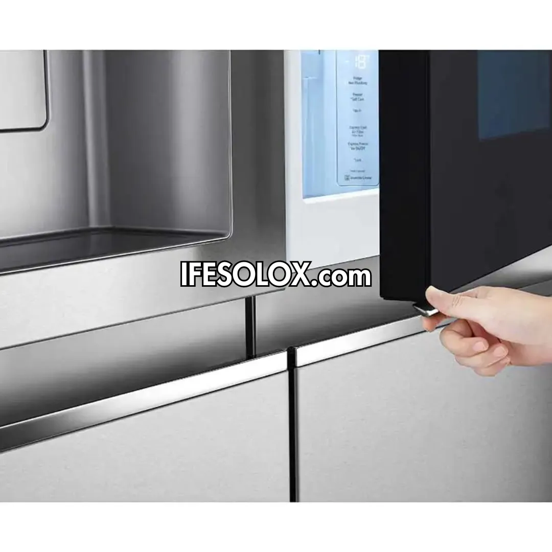 LG GC-X257CSES 674L Smart Inverter InstaView Side By Side Refrigerator with Water Dispenser - Brand New