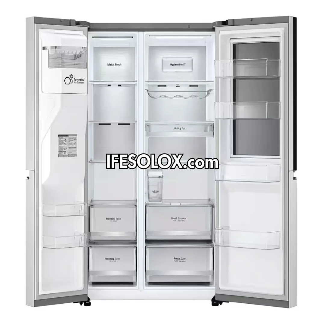 LG GC-X257CSES 674L Smart Inverter InstaView Side By Side Refrigerator with Water Dispenser - Brand New