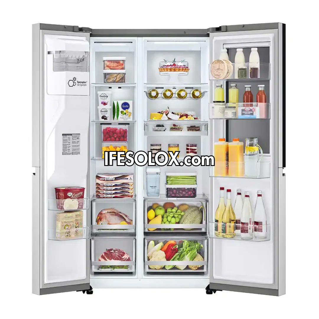 LG GC-X257CSES 674L Smart Inverter InstaView Side By Side Refrigerator with Water Dispenser - Brand New