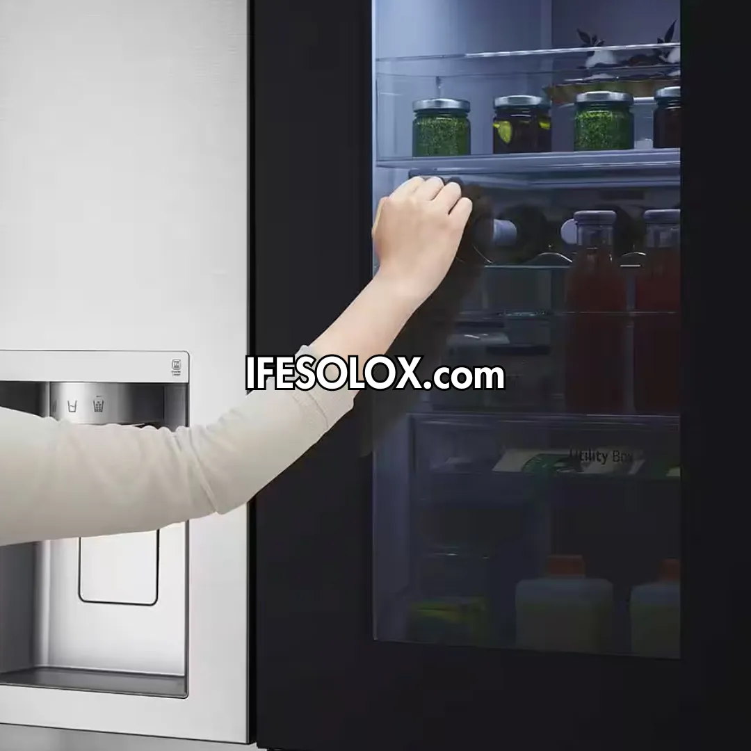 LG GC-X257CSES 674L Smart Inverter InstaView Side By Side Refrigerator with Water Dispenser - Brand New