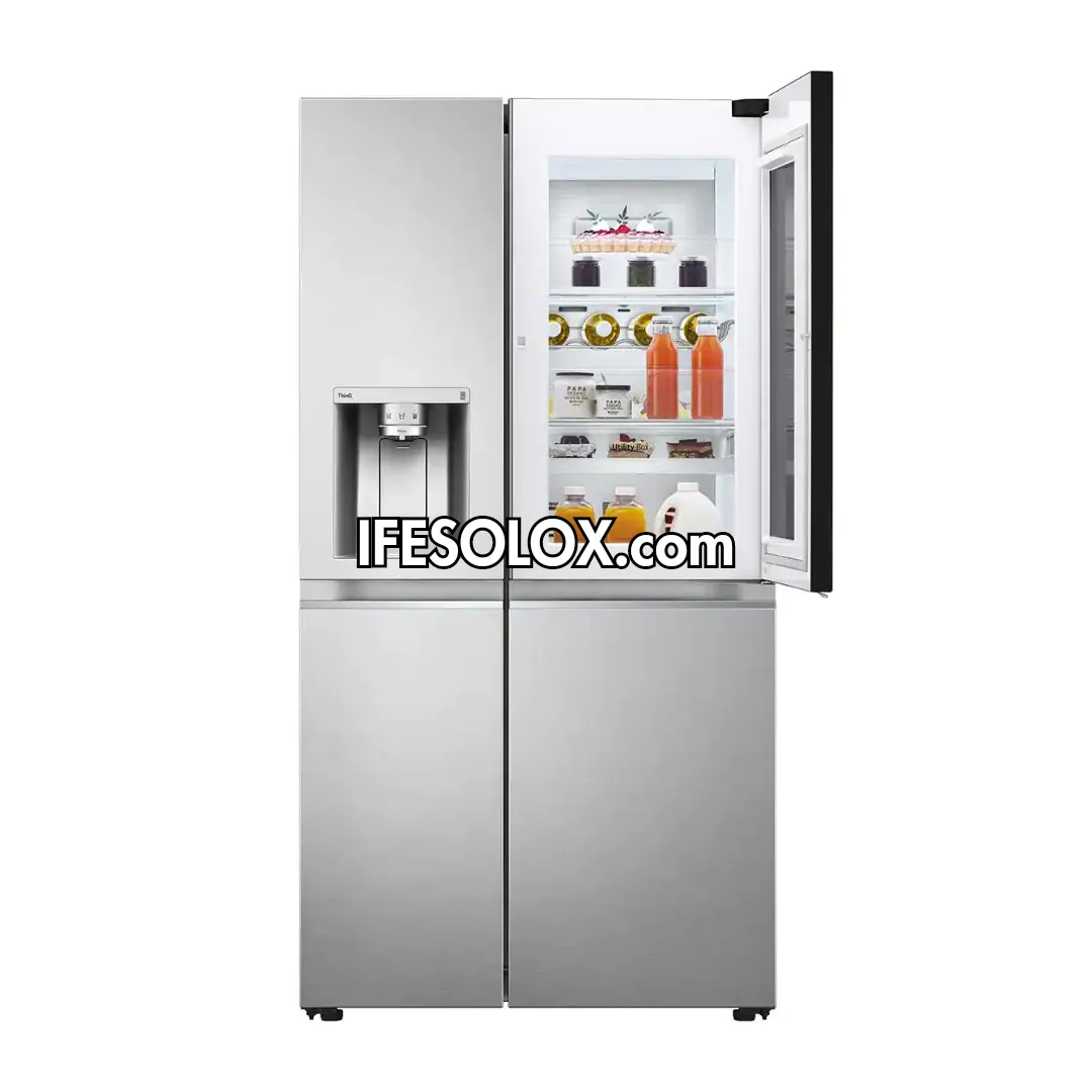 LG GC-X257CSES 674L Smart Inverter InstaView Side By Side Refrigerator with Water Dispenser - Brand New