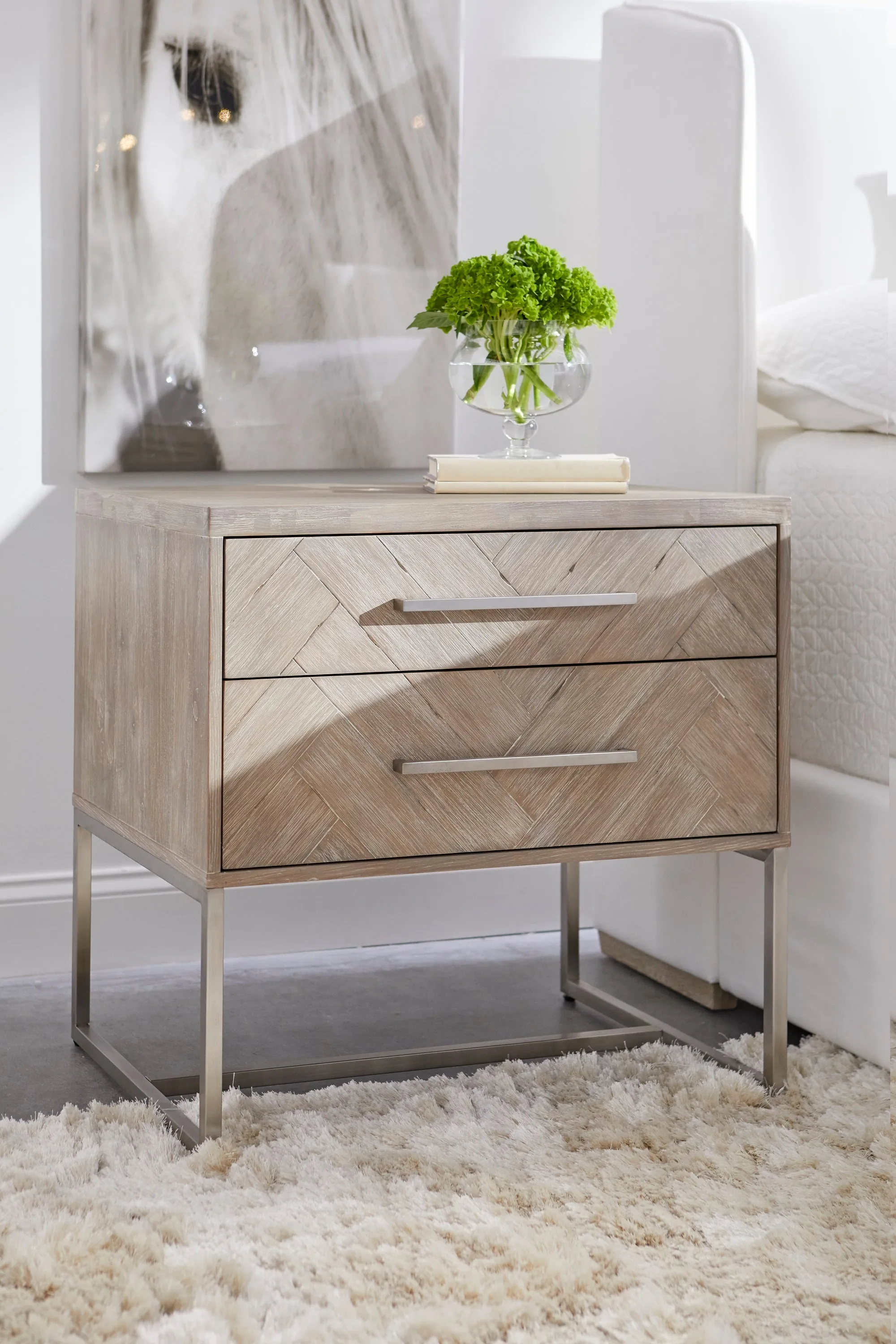 Mosaic 2-Drawer Nightstand