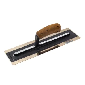 NELA 16" X 4.3" Nelaflex II Gold Trowel with  Cork Handle