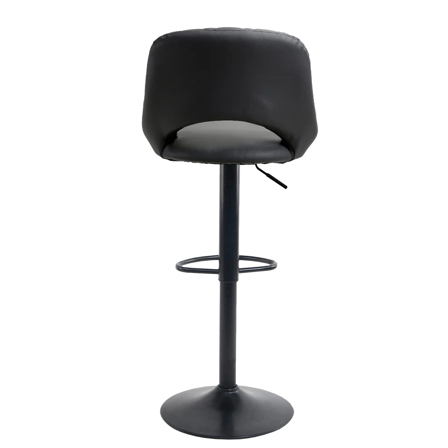 Neo Black Faux Leather Bar Stools