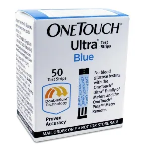 OneTouch Ultra Blue Blood Glucose Test Strip (50 count)