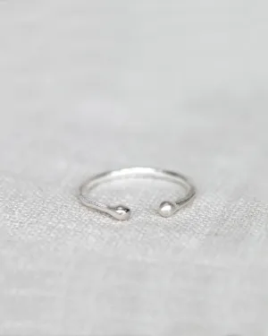 Organic Midi Finger Stacking Ring