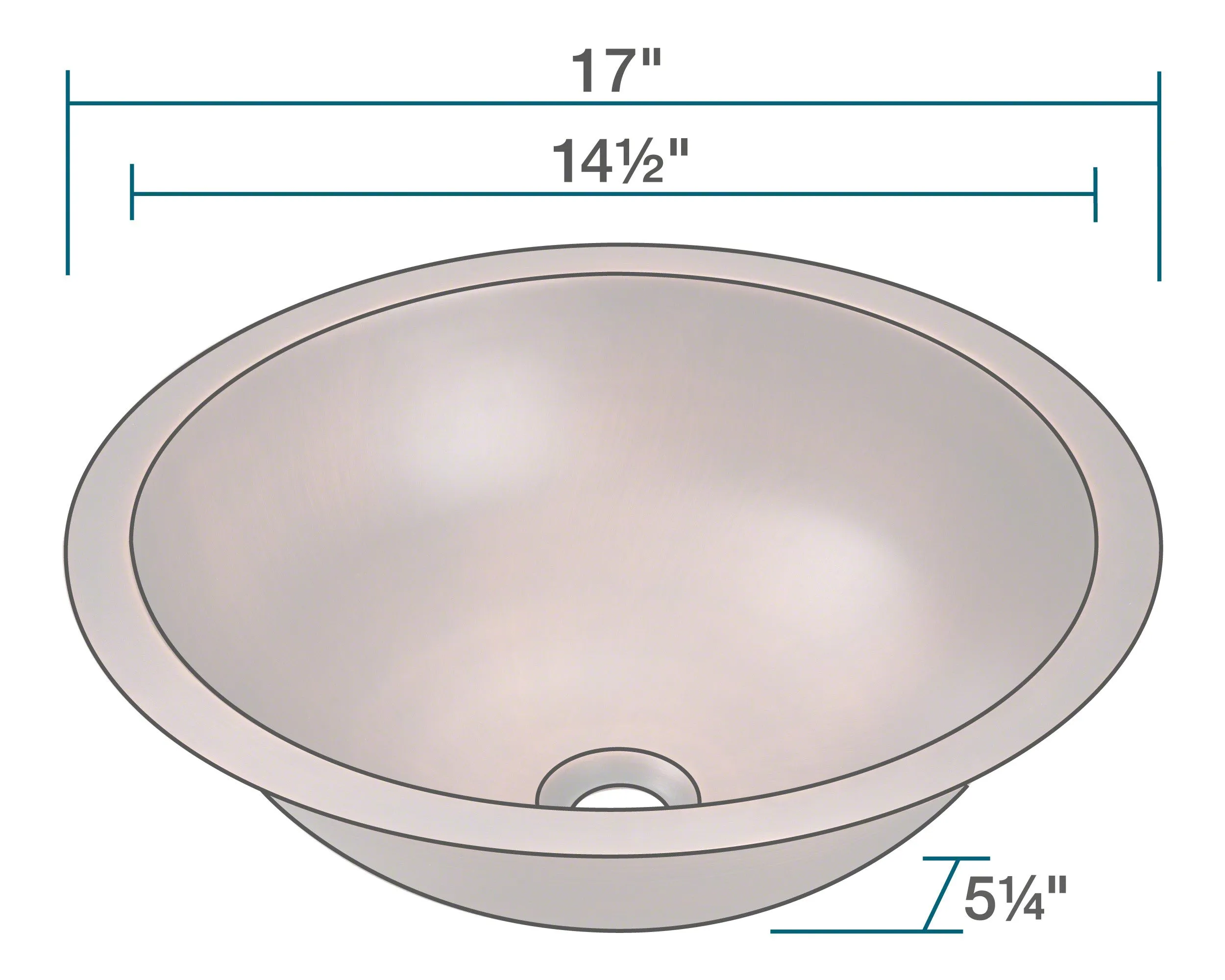 P229 Single Bowl Copper Bathroom Sink