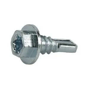 Power Pro Metal Screws, Self-Drilling, Hex Head, 1/4-14 x 3/4-In., 52-Ct.