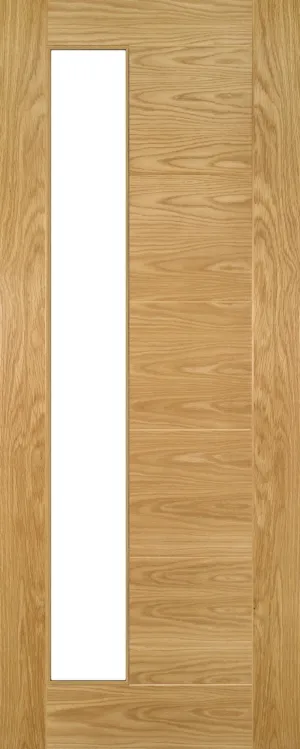 Pre-Assembled Seville Prefinished Oak 1SL Glazed Door Set