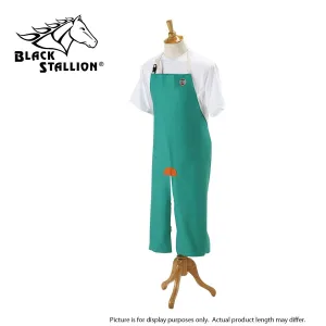 Revco F9-42SL 42", 9 oz. Green FR Cotton Split Leg Bib Apron (1 Apron)