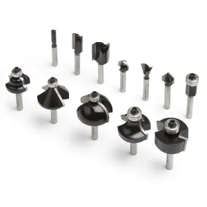 Router Bit Set - 12 Piece Multi Profile