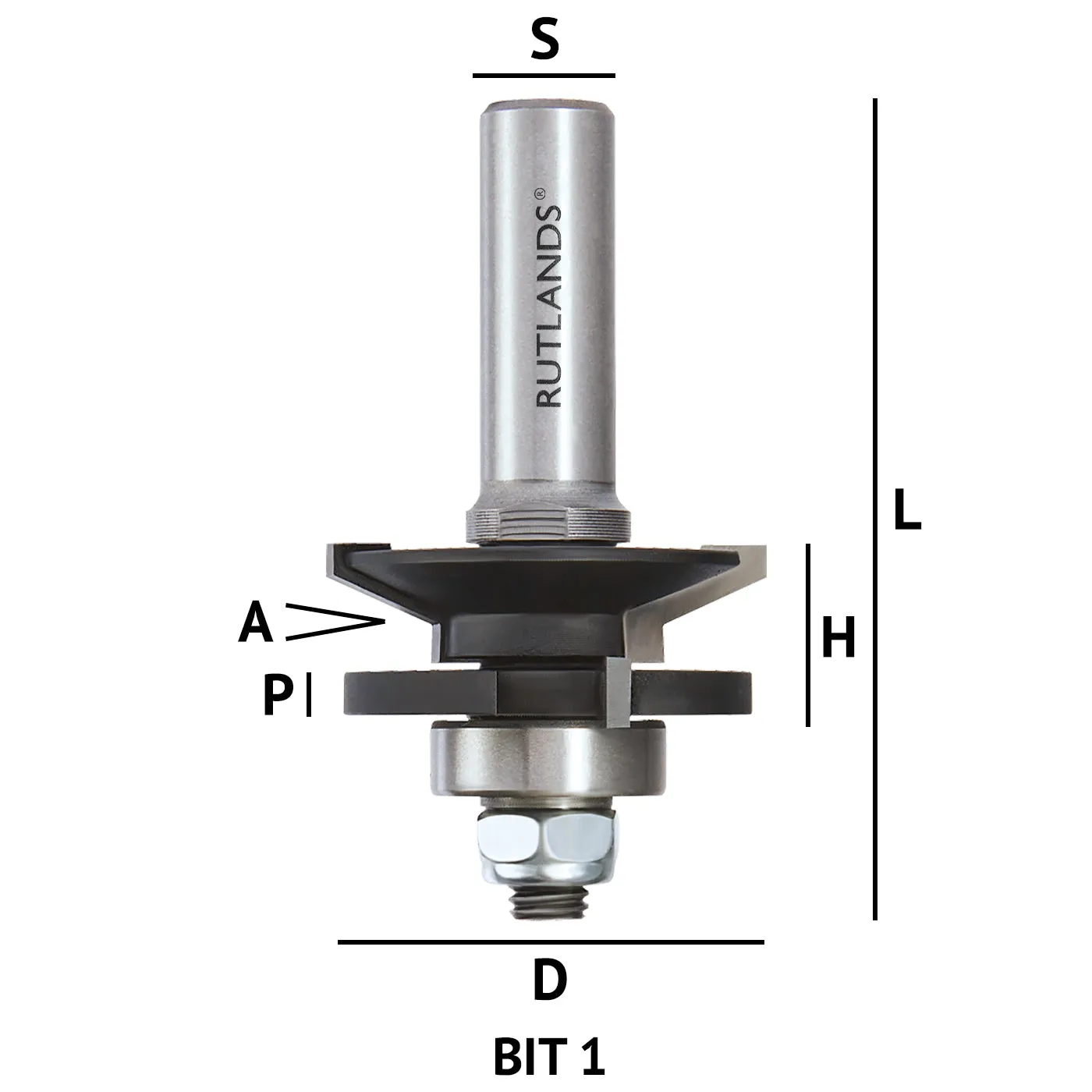 Router Bit Set - Rail & Stile - Bevel