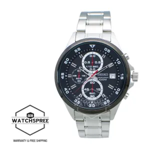 Seiko Chronograph Silver Stainless Steel Band Watch SKS633P1