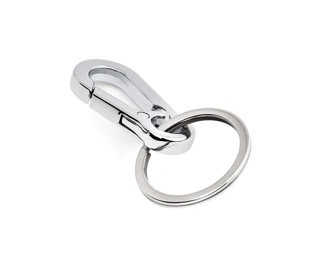 Stainless Steel Carabiner Clip Keyring Key Chain for Keys