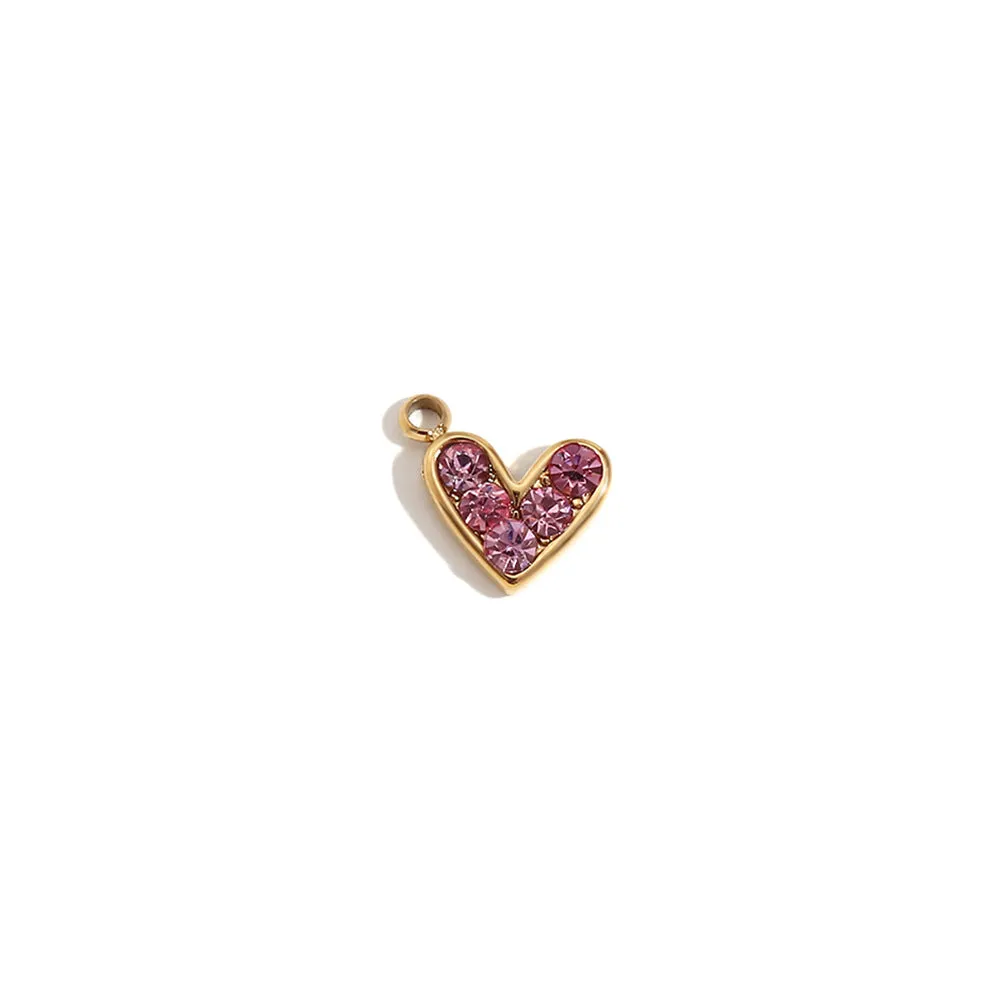 Stainless Steel Gold Plated Charms